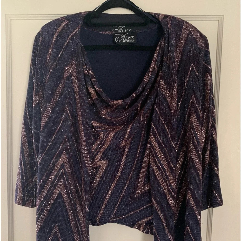 Women’s Petite Alex Evenings Two Piece Set